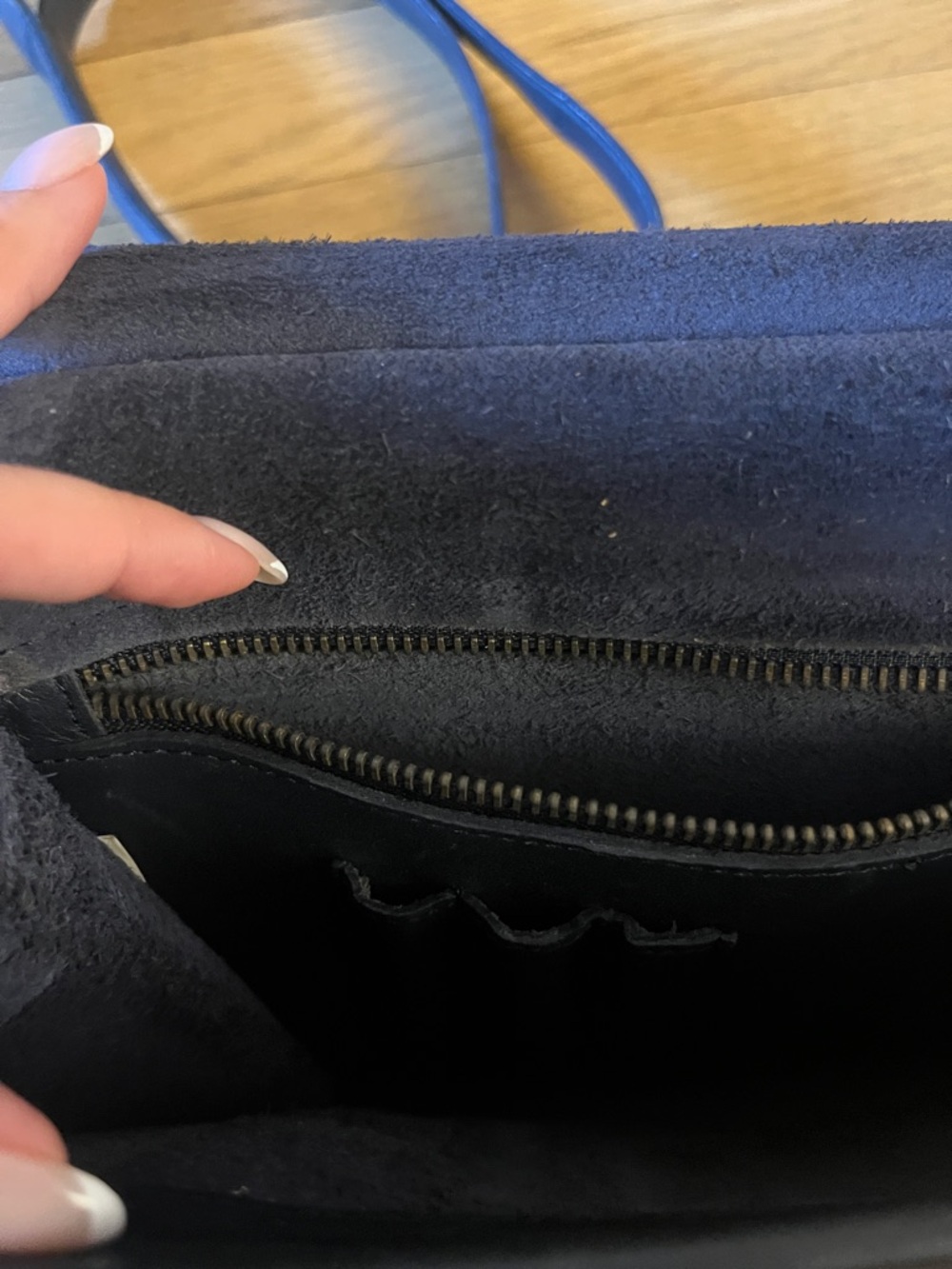 Coach Navy Leather Beekman Brief - Picture 8 of 8